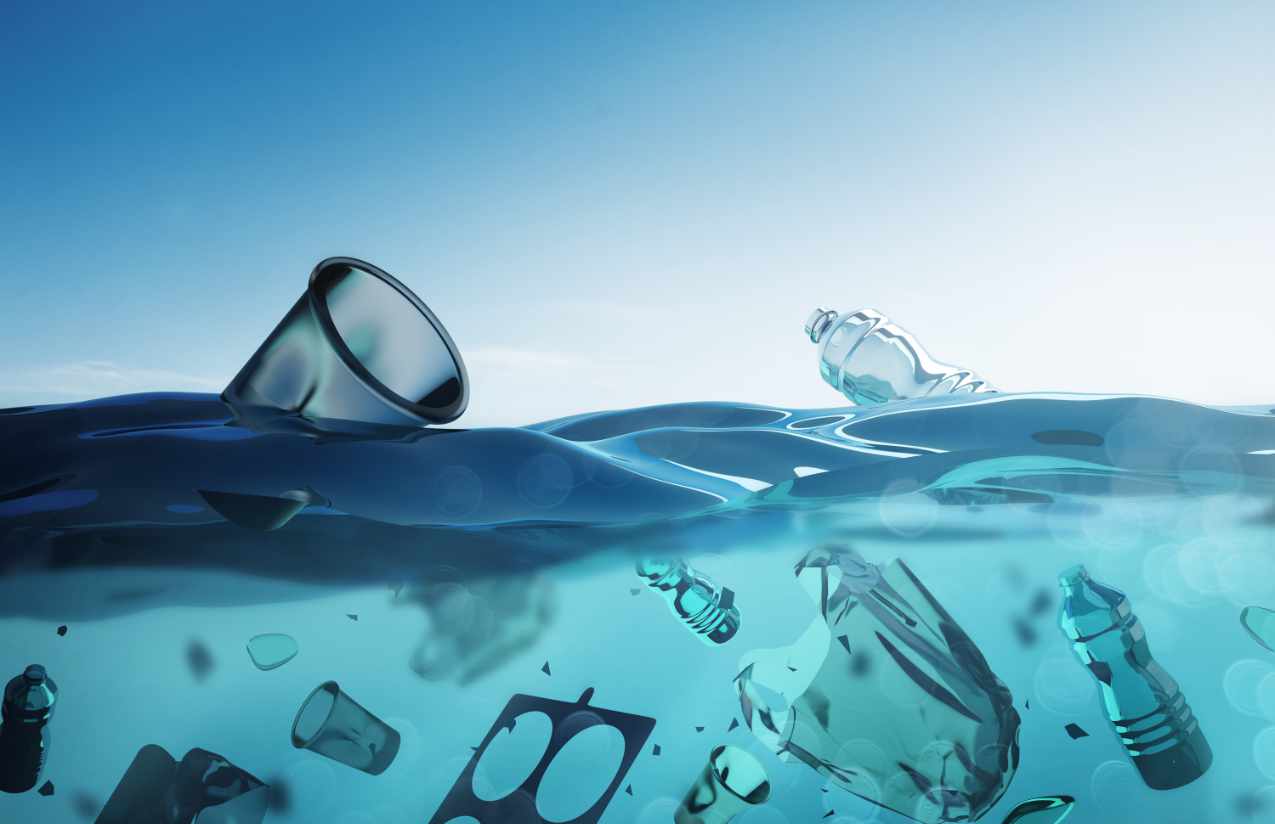 Mikroplastik im Wasser