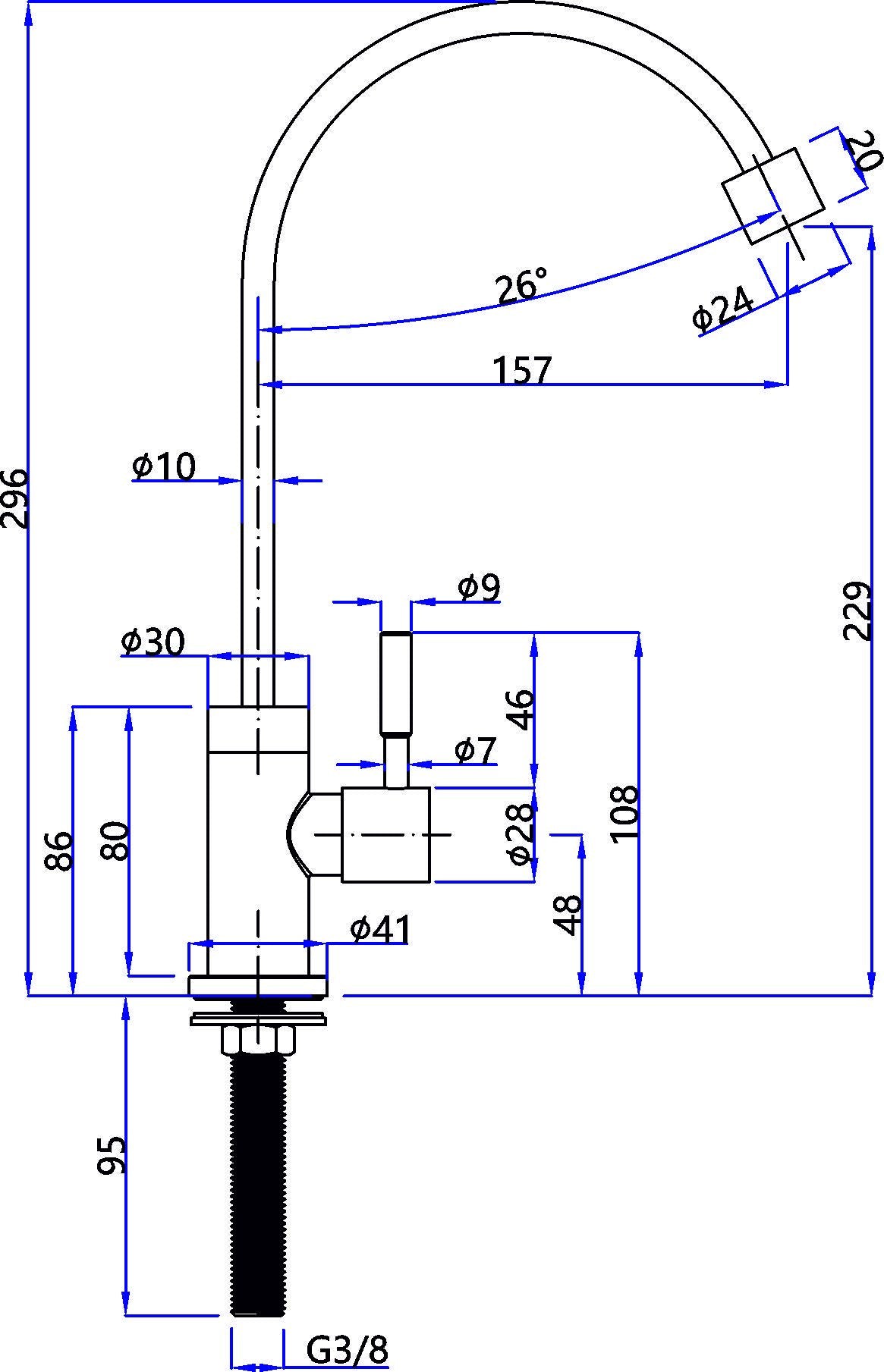 Wasserhahn Novara Inox