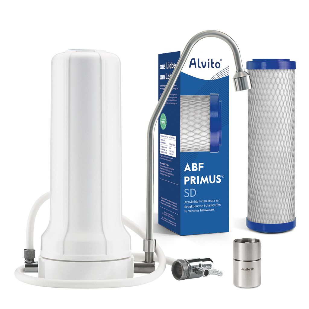 Alvito Auftisch Wasserfilter Set Nature Komposition