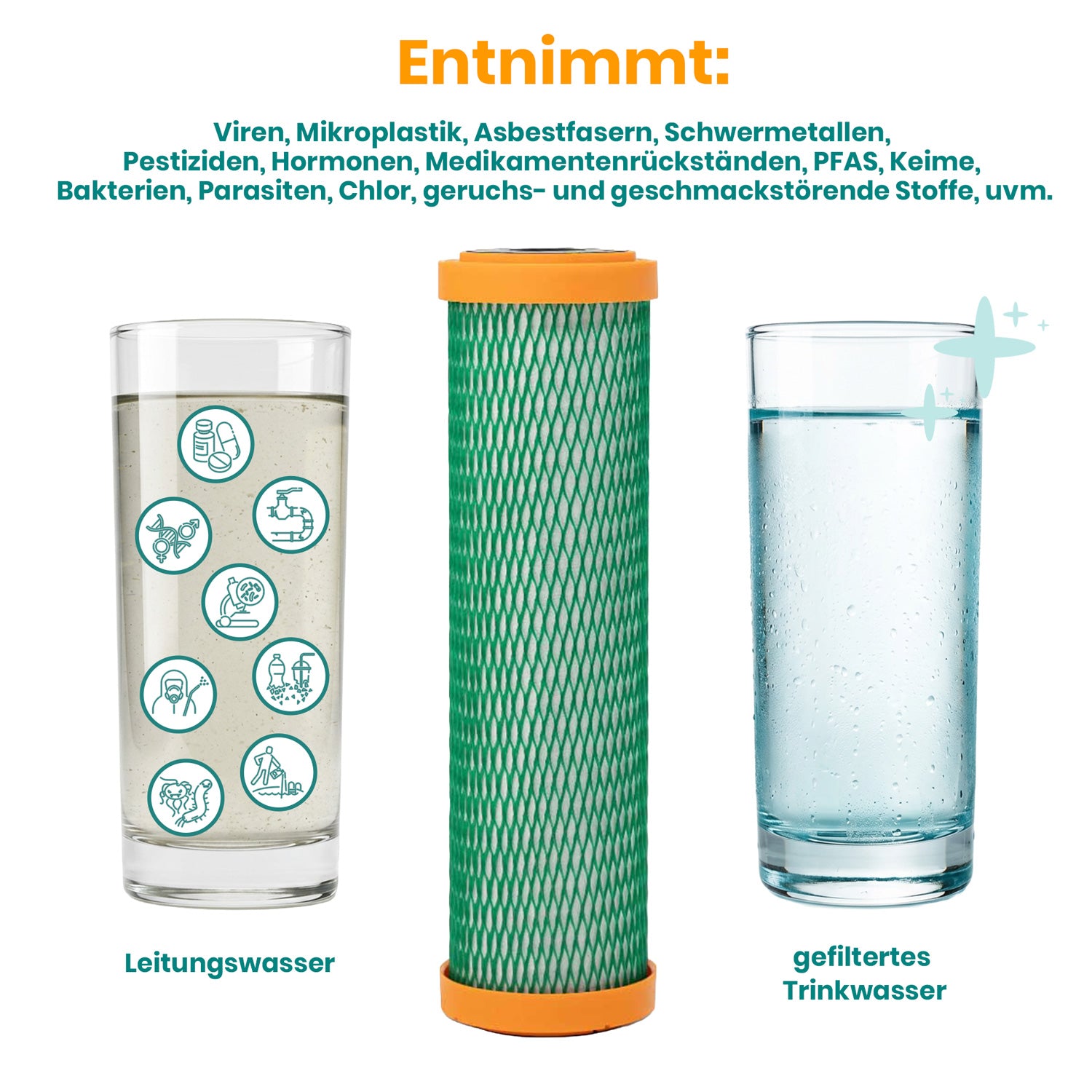 Filtereinsatz Carbonit IFP Ultra Entnahme