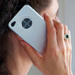 Beispiel einer UMH Scheibe an einem Mobiltelefon