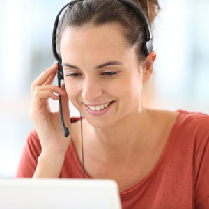 Frau vom Kundenservice Vitalhelden