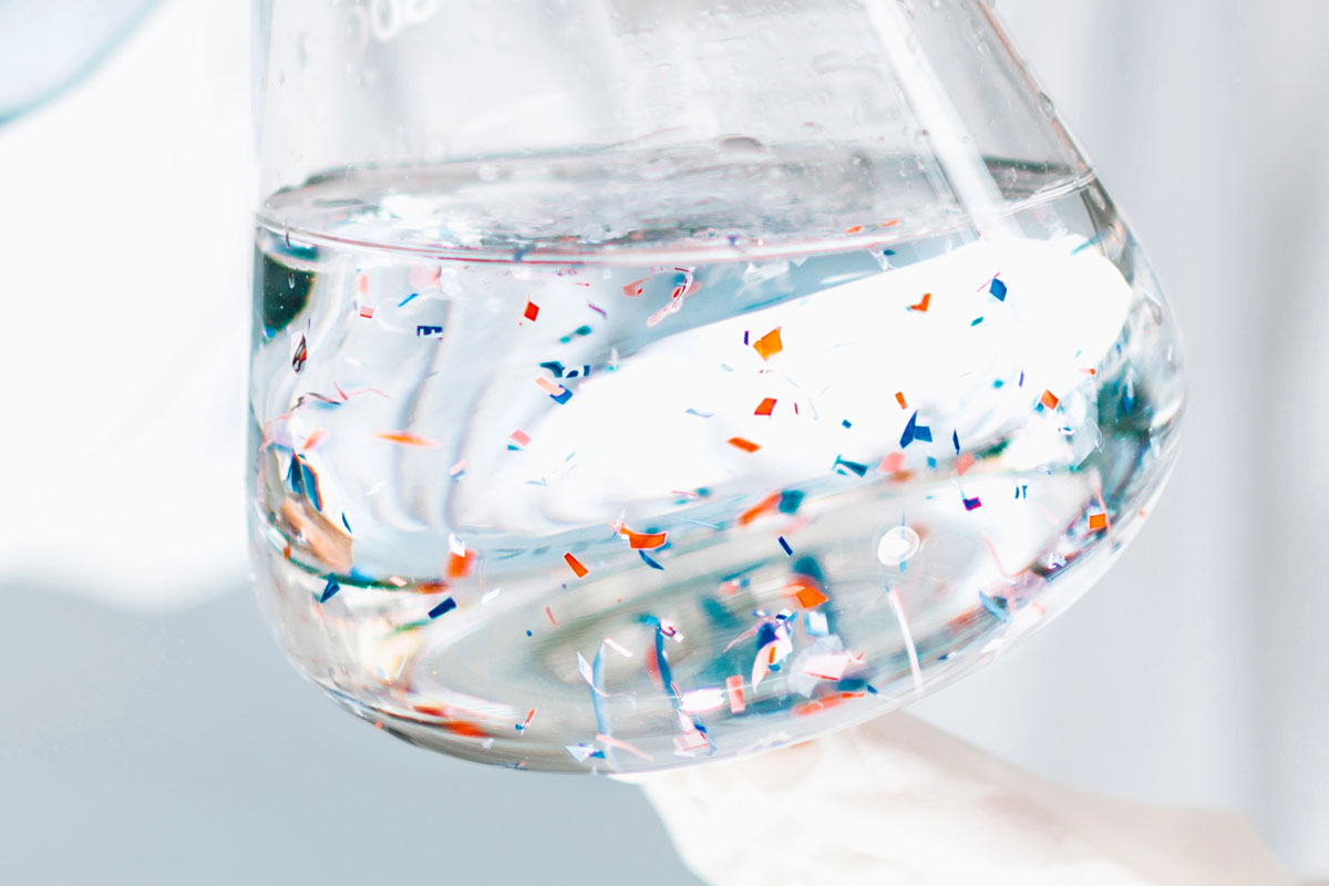 Wasserfilter gegen Mikroplastik