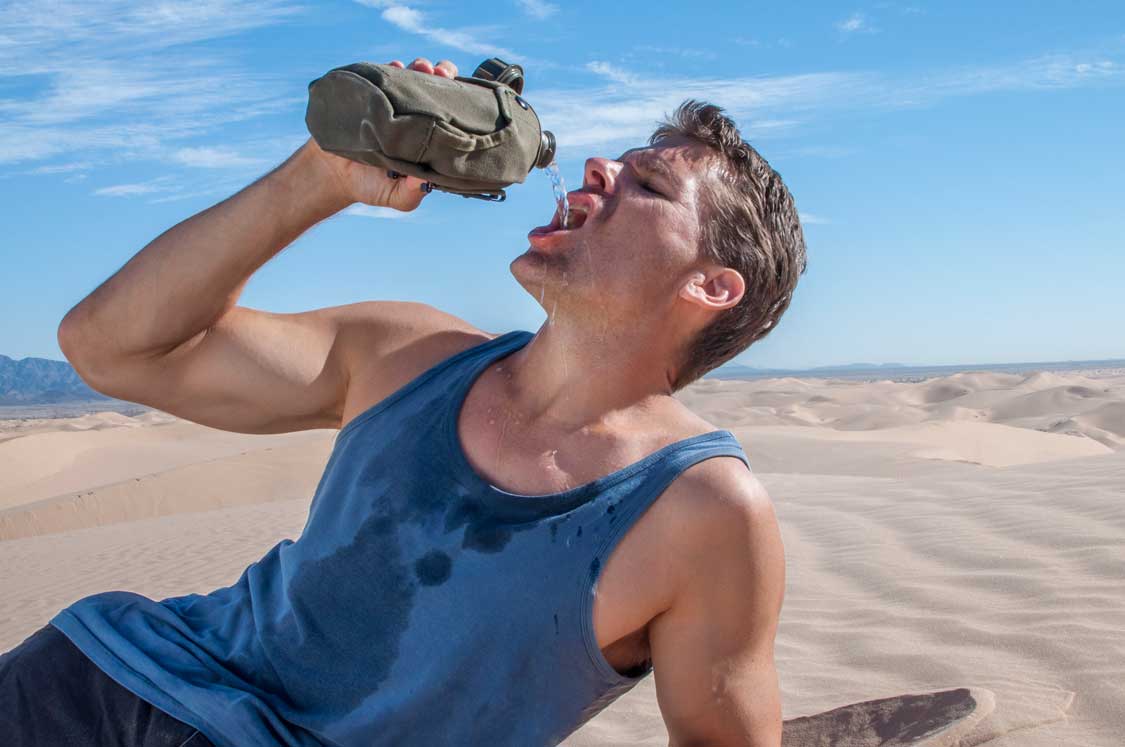 Wie lange überlebt man ohne Wasser