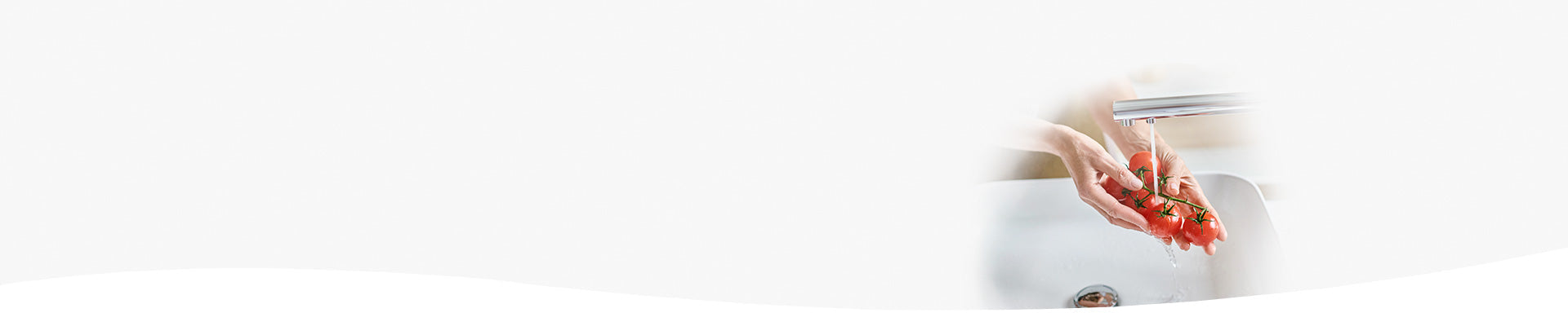 Gefiltertes Trinkwasser aus dem Wasserhahn