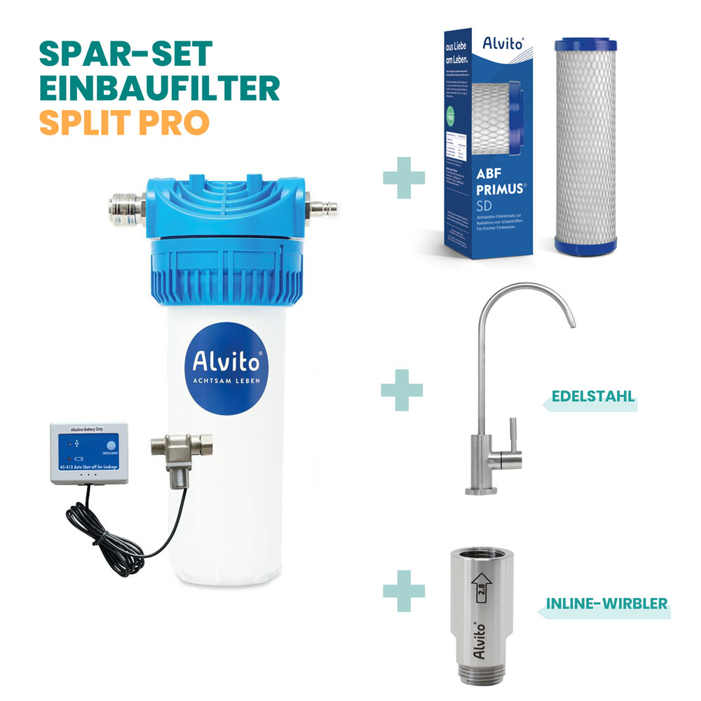 Alvito Einbau Wasserfilter Set Split Pro Intro