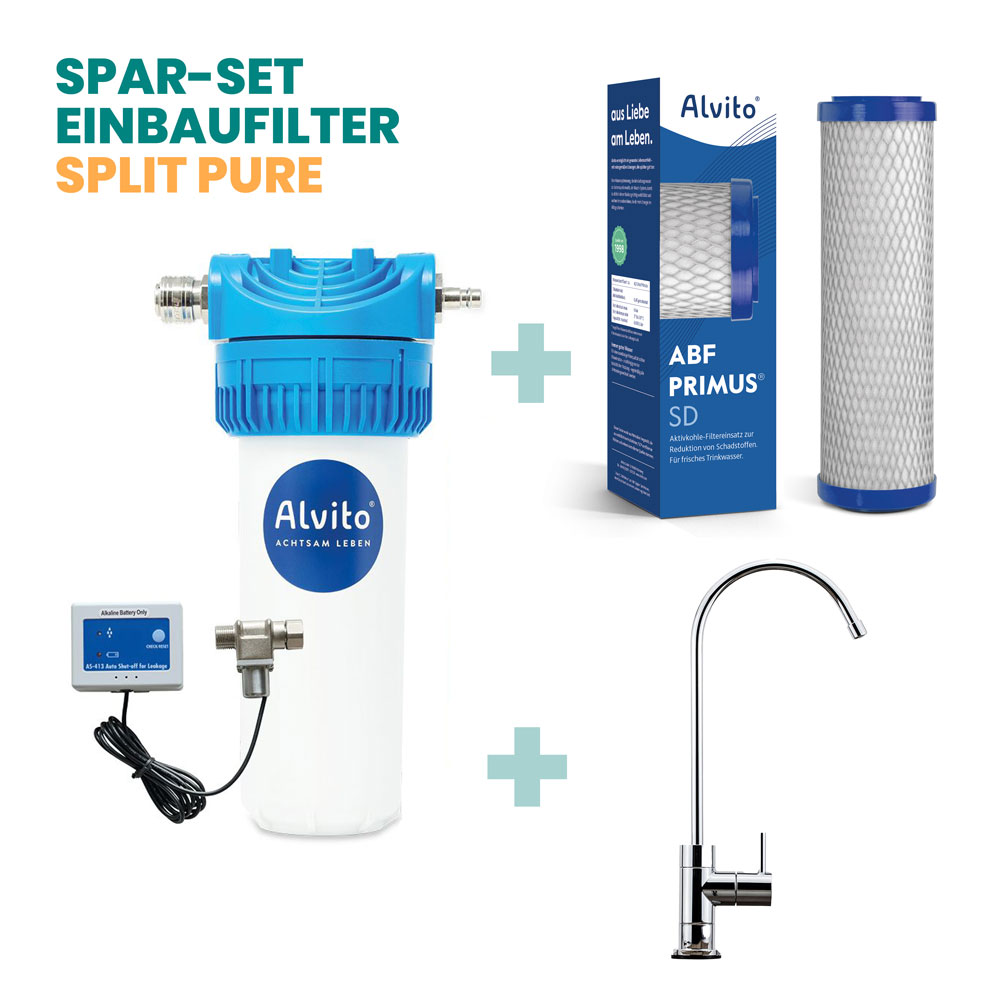 Alvito Einbau Wasserfilter Set Split Pure Intro