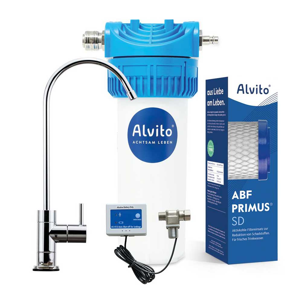Alvito Einbau Wasserfilter Set Split Pure Komposition