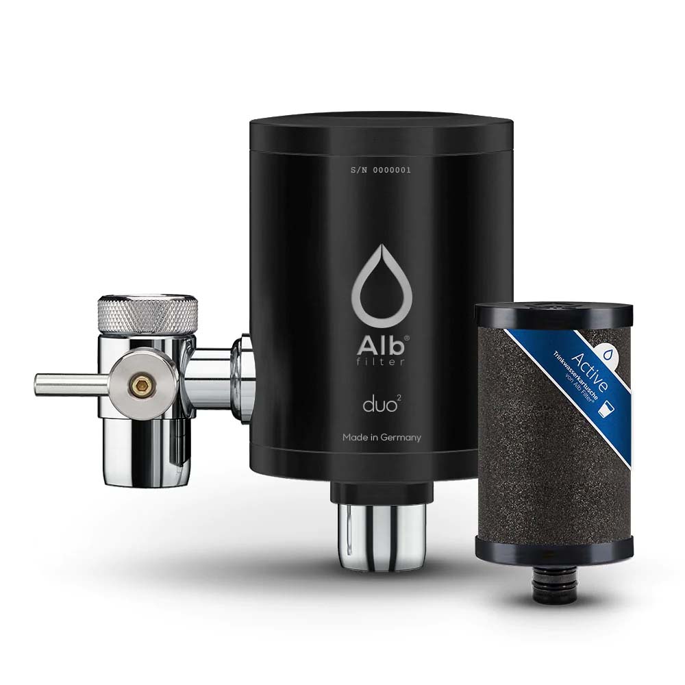 Alb DUO Wasserfilter Wasserhahn-in Schwarz-Active