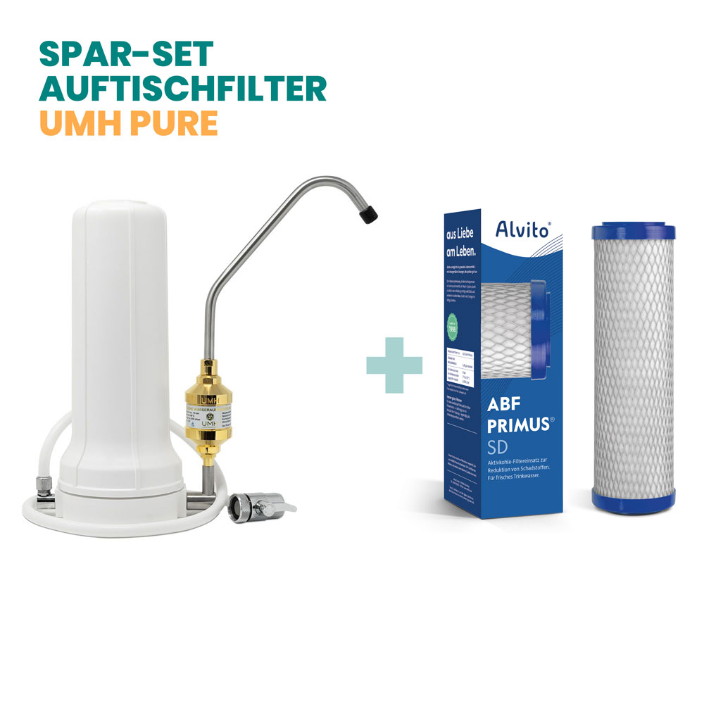 Alvito Auftisch Wasserfilter Set UMH Pure Vorstellung