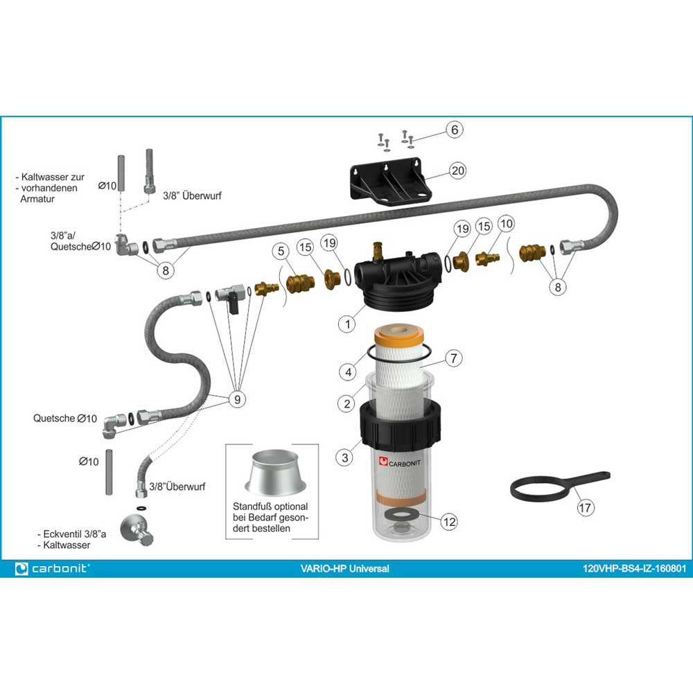 Carbonit-Vario-HP-Universal-Teilezeichnung