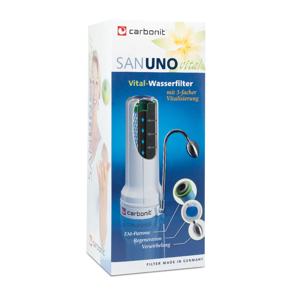 Sanuno Vital Auftischfilter Karton