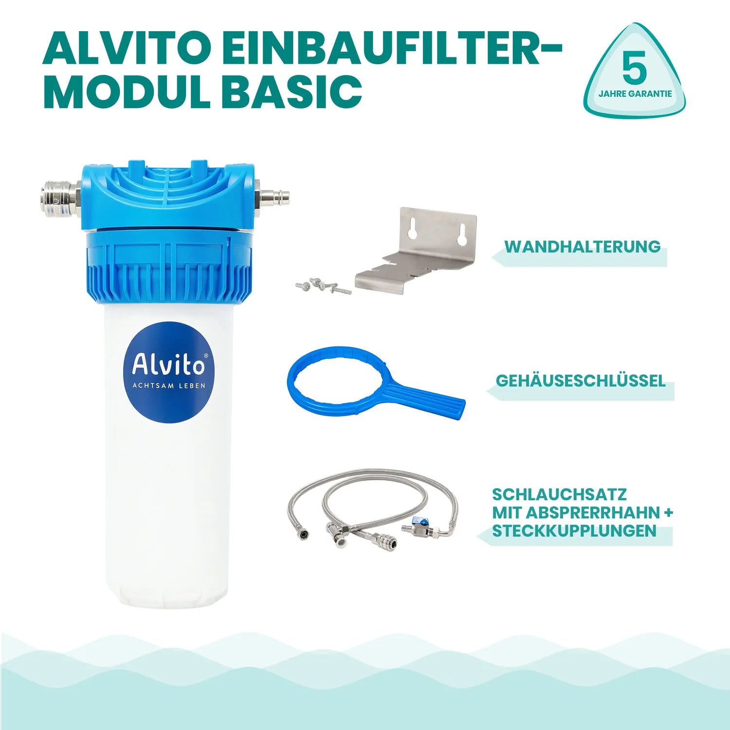 Alvito Untertisch Wasserfilter Integral