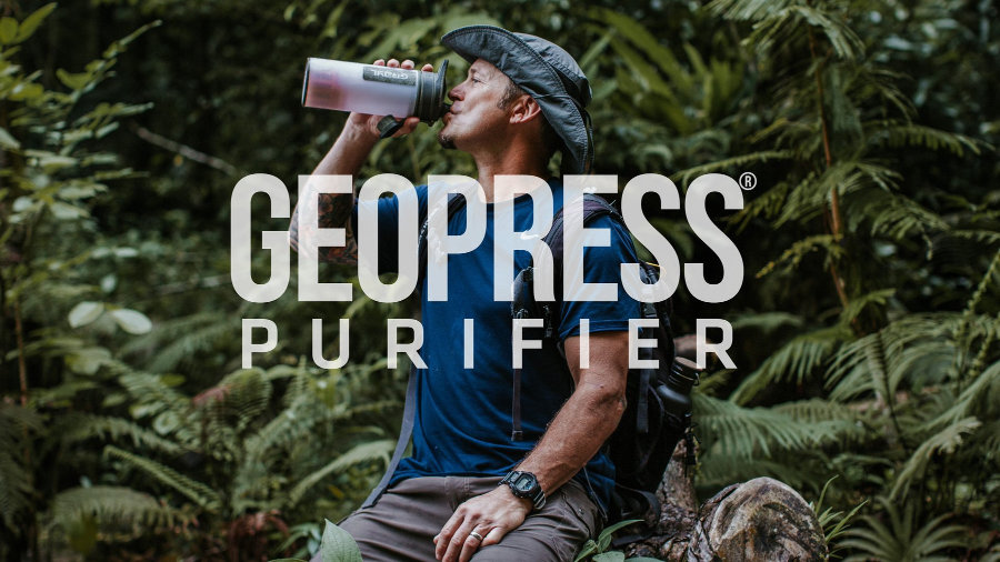 Geopress Outdoor Wassrfilter Markenbild