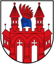 Trinkwasser und Wappen Neubrandenburg