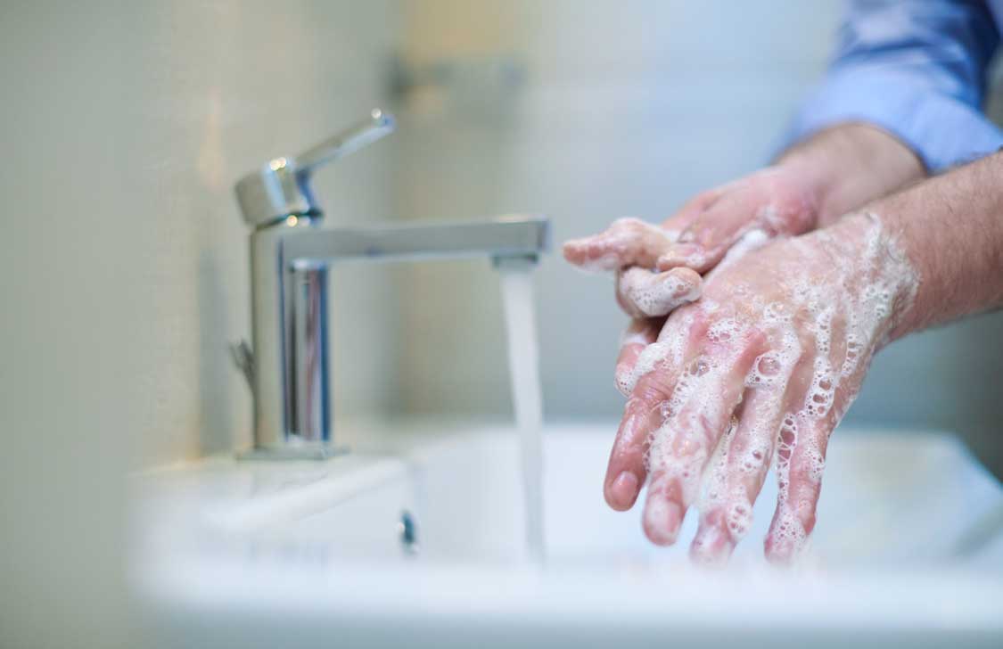 Hygiene bei Corona - Hände Waschen